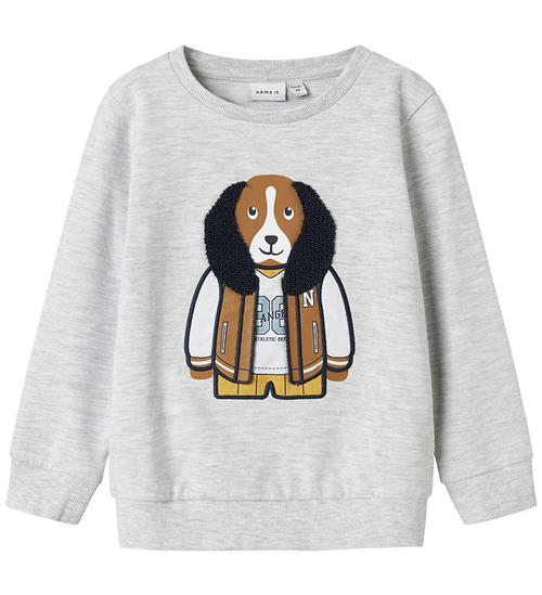 Name It Sweatshirt - NmmKamden - Light Grey Melange