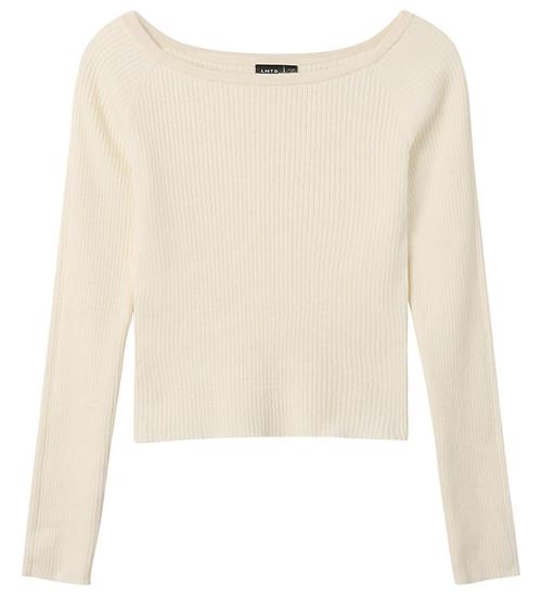 LMTD Bluse - Strik - Rib - NlfLarin - Antique White