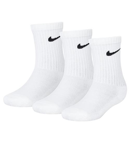 Nike Strømper - Cushioned - 3-Pak - Hvid