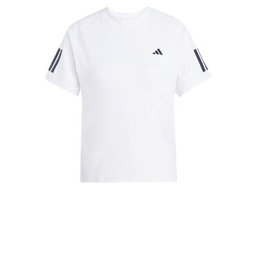 Se ADIDAS PERFORMANCE Funktionsbluse 'Club'  mørkeblå / hvid ved About You
