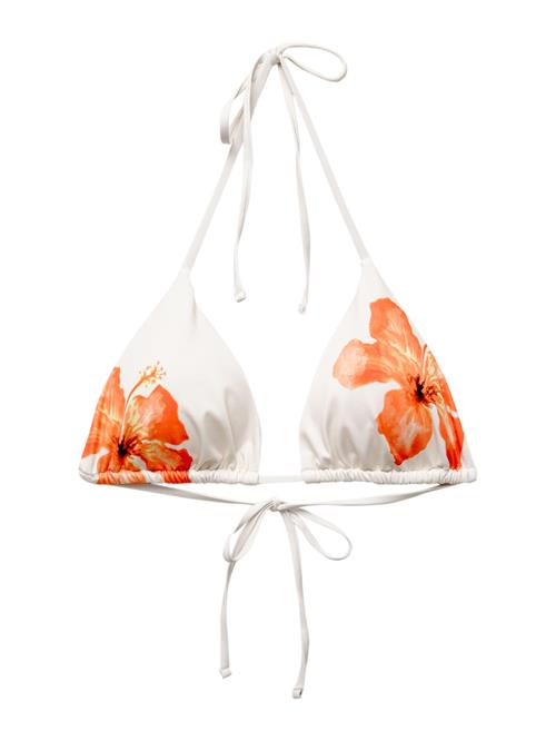 Pull&Bear Bikinioverdel  pastelgul / hummer / sort / hvid