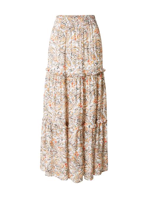 VILA Nederdel 'VIFALA'  creme / orange / sort / hvid