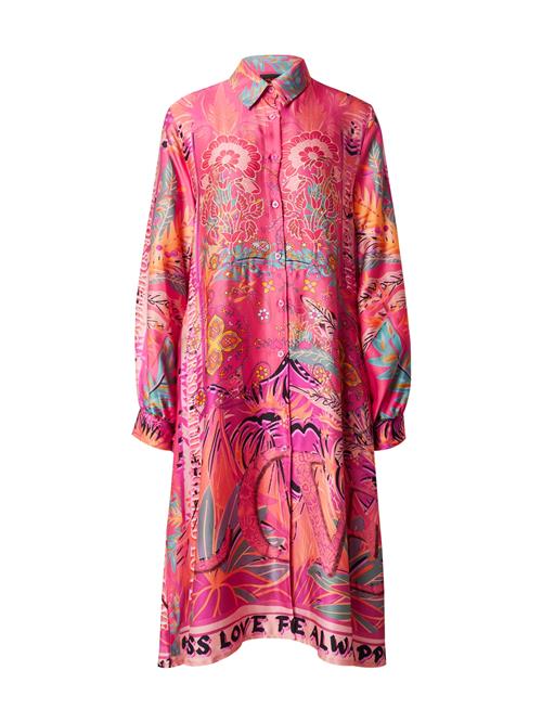 miss goodlife Blusekjole 'Joyful Radiance'  aqua / gul / pitaya / lys pink