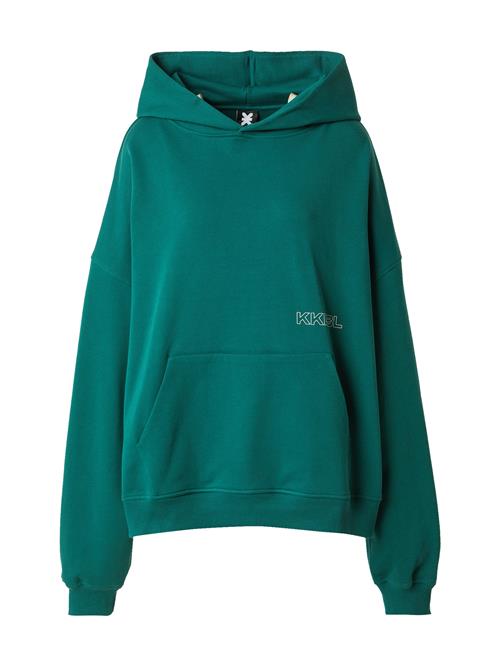 Karo Kauer Sweatshirt  smaragd / hvid