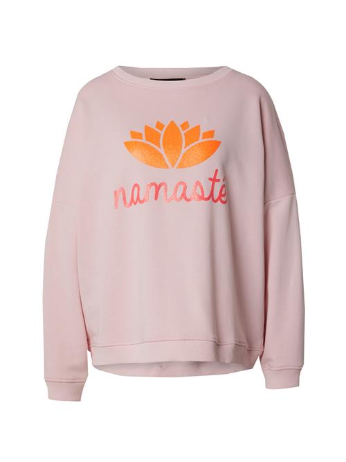 miss goodlife Sweatshirt 'Namaste'  koral / mørkeorange / lyserød