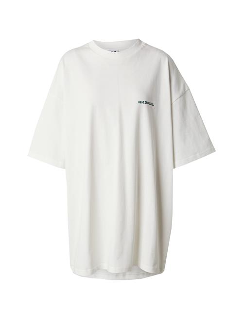 Karo Kauer Shirts 'Fortune Cookie'  mørkegrøn / hvid