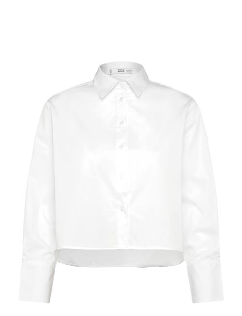 Se Regular Cropped Shirt Mango White ved Booztlet