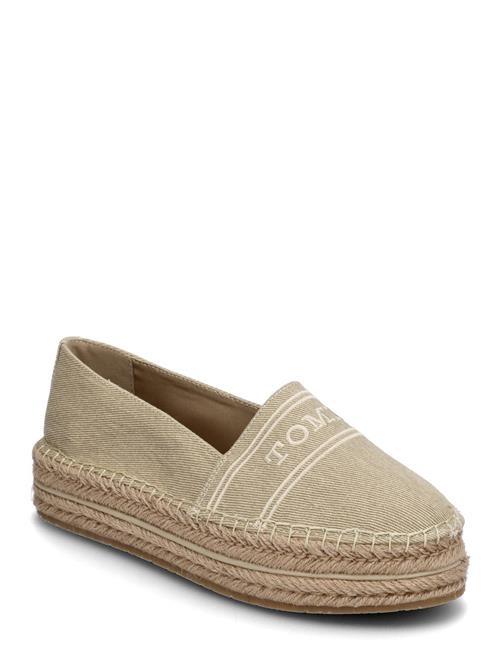 Denim Platform Espadrille Tommy Hilfiger Beige