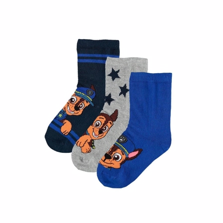 Se NAME IT 3-Pak Paw Patrol Strømper Nello Dark Sapphire hos SmartKidz