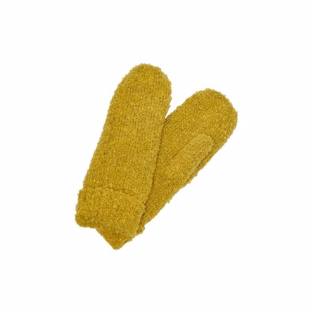 Se ONLY Strikkede Vanter Lime Yellow hos SmartKidz