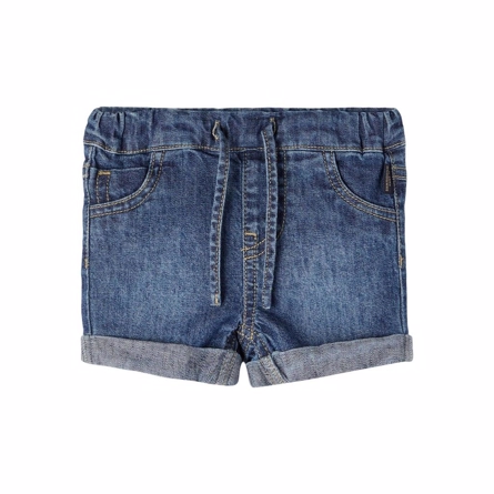 Se NAME IT Baby Shorts Benji Dark Blue hos SmartKidz