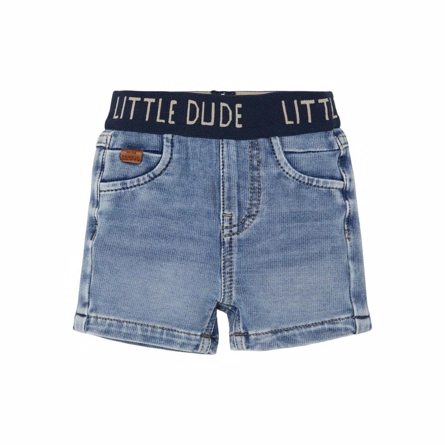 Se NAME IT Sweat Denim Shorts Truebo Light Blue hos SmartKidz