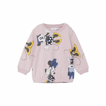 Se NAME IT Minnie Mouse Sweatshirt Janita Violet Ice hos SmartKidz