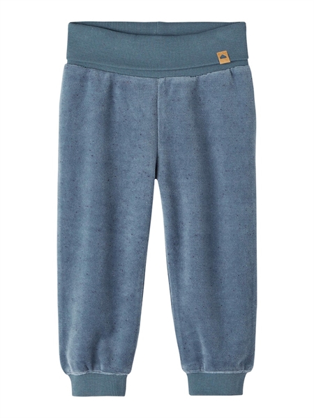 Se NAME IT Velour Bukser Runo China Blue hos SmartKidz