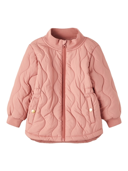 Se NAME IT Quiltet Jakke Mars Old Rose hos SmartKidz