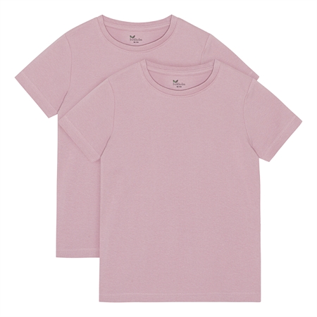 Se BIRKHOLM 2-Pak T-shirts Skygge Rosa hos SmartKidz