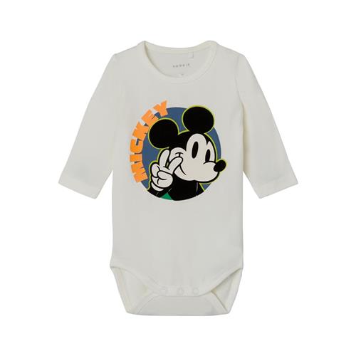 Se NAME IT NAME IT Mickey Mouse Body Jesper White Alyssum hos SmartKidz
