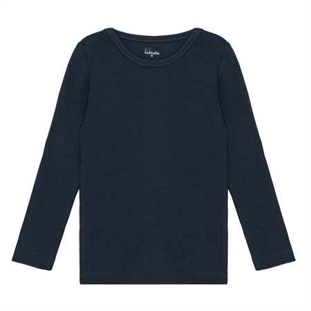 Se BIRKHOLM Rib Bluse Navy Blå hos SmartKidz