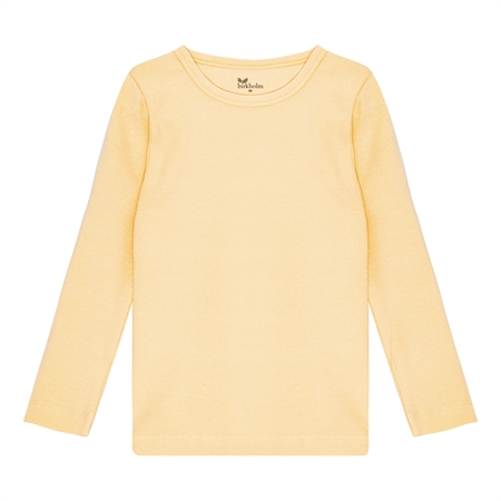 Se BIRKHOLM Rib Bluse Solskins Gul hos SmartKidz