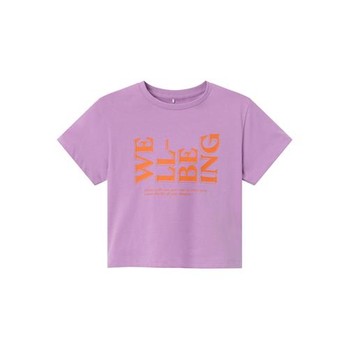 NAME IT Løs Tee Lorina Violet Tulle