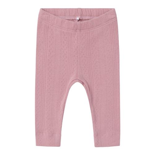 NAME IT Hulmønster Leggings Ninna Woodrose