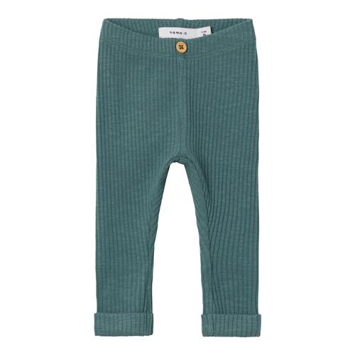 NAME IT Rib Leggings Rer Sea Pine