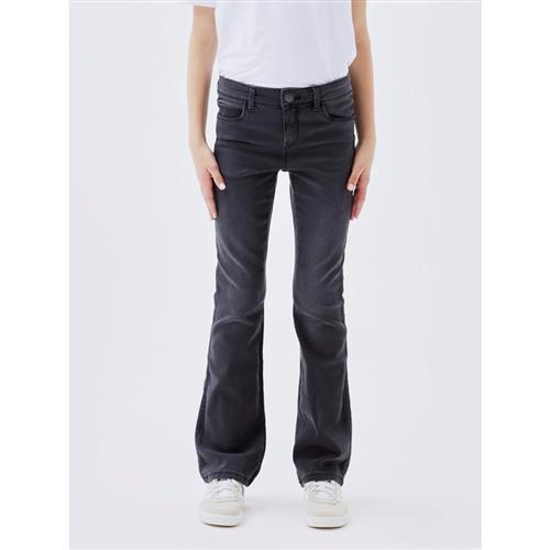 Se NAME IT Skinny Fit Bootcut Jeans Polly Dark Grey hos SmartKidz