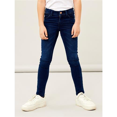 Se NAME IT Skinny Fit Jeans Polly Dark Blue hos SmartKidz