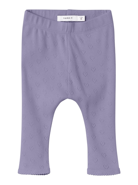 Se NAME IT Hulmønster Leggings Tyane Heirloom Lilac hos SmartKidz