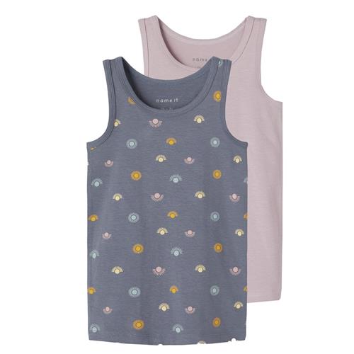 Se NAME IT 2-Pak Tanktops Folkstone Gray hos SmartKidz