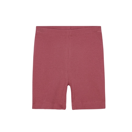 Se BIRKHOLM Rib Shorts Rabarber Rosa hos SmartKidz
