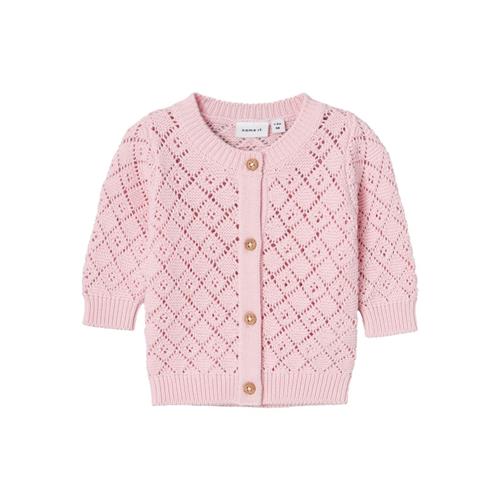 Se NAME IT Strik Cardigan Desina Parfait Pink hos SmartKidz