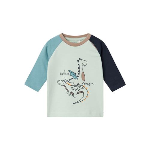Se NAME IT Baby Bluse Dish Silt Green hos SmartKidz