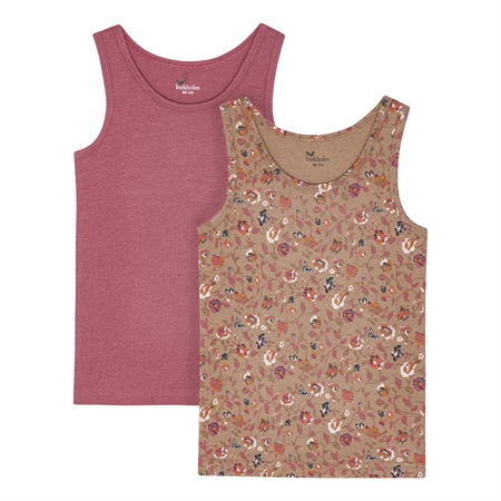 Se BIRKHOLM 2-Pak Tanktops Blomstersymfoni hos SmartKidz