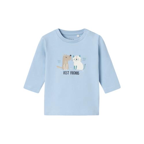 Se NAME IT Langærmet Bluse Vacion Chambray Blue hos SmartKidz