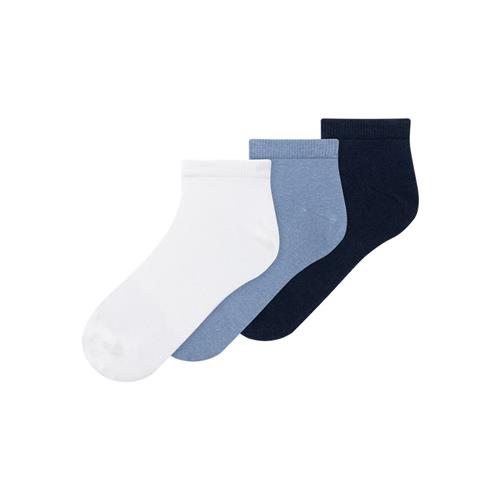 NAME IT 3-Pak Ankelsokker Valde Bright White