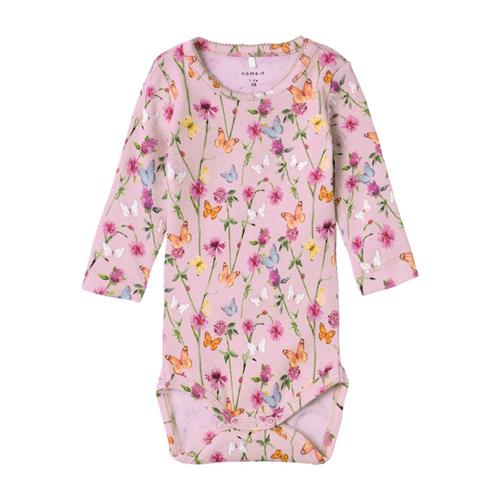 NAME IT Langærmet Body Folia Parfait Pink