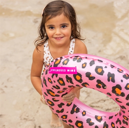 Se SWIM ESSENTIALS Badering Rose Gold Leopard Ø50 hos SmartKidz