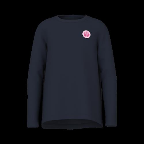 Se NAME IT Langærmet Løs Bluse Violet Dark Sapphire hos SmartKidz