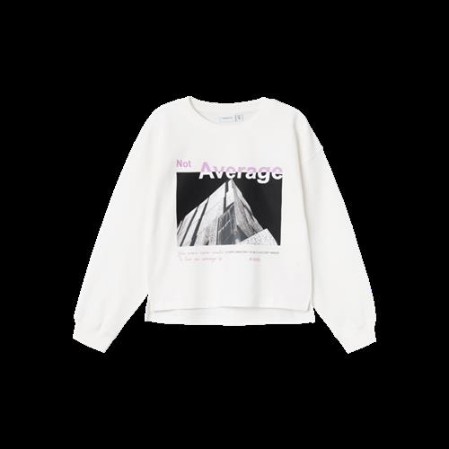Se NAME IT Kort Sweatshirt Kaliss Jet Stream hos SmartKidz