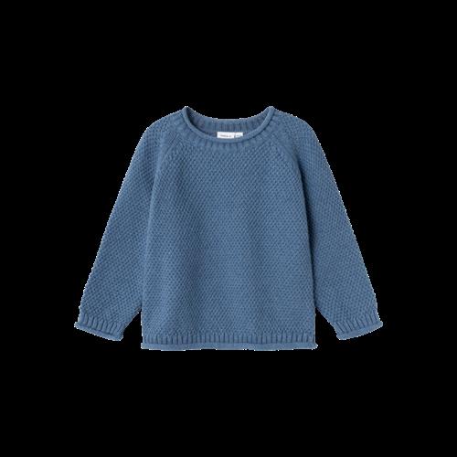 NAME IT Striktrøje Kilon Coronet Blue Melange