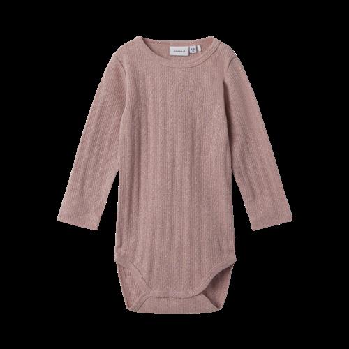 NAME IT Langærmet Body Ohusa Deauville Mauve