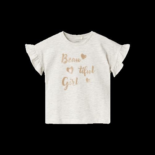 Se NAME IT T-Shirt Kida Peyote Melange hos SmartKidz