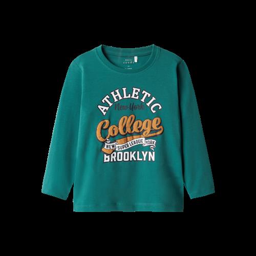 Se NAME IT Langærmet Bluse Vux  Antique Green hos SmartKidz