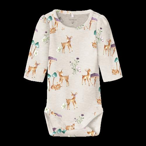 NAME IT Langærmet Body Kusia Peyote Melange
