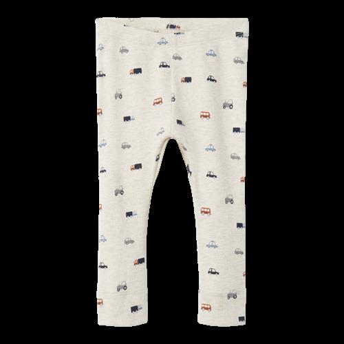 Se NAME IT Rib Leggings Dabu Peyote Melange hos SmartKidz