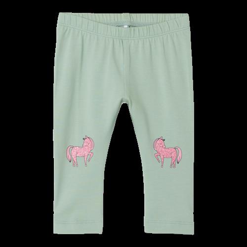 Se NAME IT Trekvart Leggings Jennia Silt Green hos SmartKidz