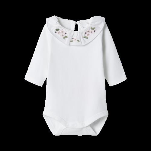 Se NAME IT Langærmet Body Tallie Bright White hos SmartKidz