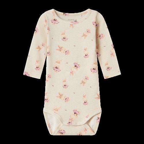 NAME IT Langærmet Body Lisa Peyote Melange