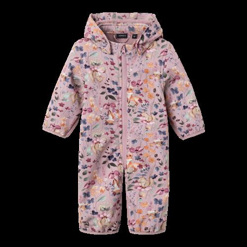 NAME IT Softshell Dragt Wildflower Mauve Shadows